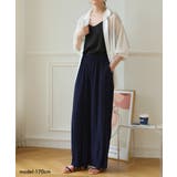 接触冷感で夏も快適にサラッと穿ける。上品美脚ストレートプリーツパンツ | maison de LATIR | 詳細画像70