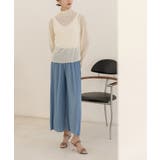 接触冷感で夏も快適にサラッと穿ける。上品美脚ストレートプリーツパンツ | maison de LATIR | 詳細画像78