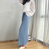 接触冷感で夏も快適にサラッと穿ける。上品美脚ストレートプリーツパンツ | maison de LATIR | 詳細画像82