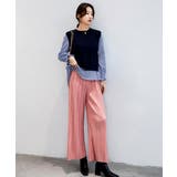 接触冷感で夏も快適にサラッと穿ける。上品美脚ストレートプリーツパンツ | maison de LATIR | 詳細画像87