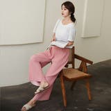 接触冷感で夏も快適にサラッと穿ける。上品美脚ストレートプリーツパンツ | maison de LATIR | 詳細画像89
