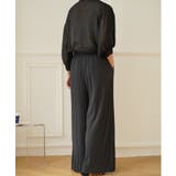 サラッと接触冷感で快適に美脚魅せ夏服。ウエストゴムでラフに履けるのに上品プリーツ… | maison de LATIR | 詳細画像96