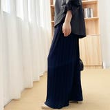 秋冬も綺麗に。上品上質美脚プリーツワイドパンツ 秋冬服 秋冬色 | maison de LATIR | 詳細画像66 