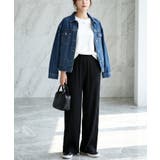 リピ買い多数！サラリとしていて履き心地◎ウエストゴムでラフに履ける秋服上品プリー… | maison de LATIR | 詳細画像2 