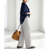 リピ買い多数！サラリとしていて履き心地◎ウエストゴムでラフに履ける秋服上品プリー… | maison de LATIR | 詳細画像6 
