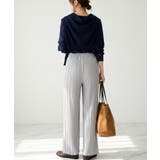 リピ買い多数！サラリとしていて履き心地◎ウエストゴムでラフに履ける秋服上品プリー… | maison de LATIR | 詳細画像7 