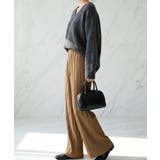 リピ買い多数！サラリとしていて履き心地◎ウエストゴムでラフに履ける秋服上品プリー… | maison de LATIR | 詳細画像14 