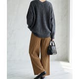 リピ買い多数！サラリとしていて履き心地◎ウエストゴムでラフに履ける秋服上品プリー… | maison de LATIR | 詳細画像17 