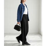 リピ買い多数！サラリとしていて履き心地◎ウエストゴムでラフに履ける秋服上品プリー… | maison de LATIR | 詳細画像31 