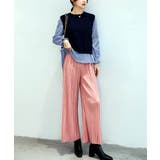 リピ買い多数！サラリとしていて履き心地◎ウエストゴムでラフに履ける秋服上品プリー… | maison de LATIR | 詳細画像33 