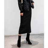 ハイウエスト上品リブニットスカート | maison de LATIR | 詳細画像10