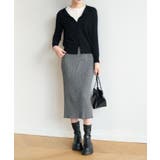ハイウエスト上品リブニットスカート | maison de LATIR | 詳細画像18