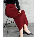 ハイウエスト上品リブニットスカート | maison de LATIR | 詳細画像26