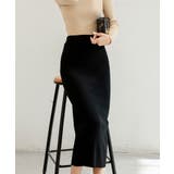 ハイウエスト上品リブニットスカート | maison de LATIR | 詳細画像29