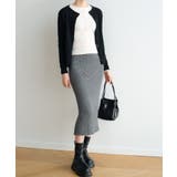 ハイウエスト上品リブニットスカート | maison de LATIR | 詳細画像36