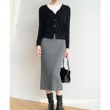 ハイウエスト上品リブニットスカート | maison de LATIR | 詳細画像38