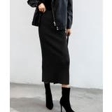 ハイウエスト上品リブニットスカート | maison de LATIR | 詳細画像46