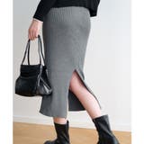 ハイウエスト上品リブニットスカート | maison de LATIR | 詳細画像51