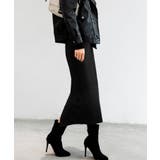 ハイウエスト上品リブニットスカート | maison de LATIR | 詳細画像7