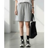 ワンポイントハーフスウェット夏服イージーショートパンツ | maison de LATIR | 詳細画像10 