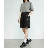 ワンポイントハーフスウェット夏服イージーショートパンツ | maison de LATIR | 詳細画像16 