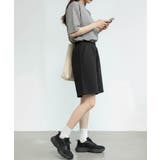 ワンポイントハーフスウェット夏服イージーショートパンツ | maison de LATIR | 詳細画像17 