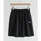 ワンポイントハーフスウェット夏服イージーショートパンツ | maison de LATIR | 詳細画像20 