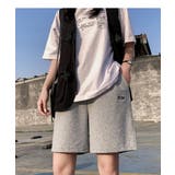 ワンポイントハーフスウェット夏服イージーショートパンツ | maison de LATIR | 詳細画像6 