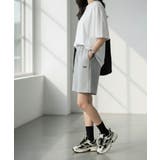 ワンポイントハーフスウェット夏服イージーショートパンツ | maison de LATIR | 詳細画像9 