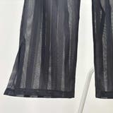 涼し気な素材が夏 夏らしい縦ストライプシースルーロングパンツ カジュアル | maison de LATIR | 詳細画像19