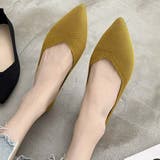 イエロー | 女性らしい足元に仕上げてくれるポインテッドトゥパンプス 冬 韓国 | maison de LATIR