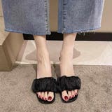 4cmのクリアヒールで上品に仕上げた立体感大人ミュール クリア レディース | maison de LATIR | 詳細画像7 