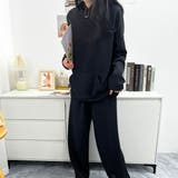 カジュアルにラフな着心地セットアップ レディース セットアップ | maison de LATIR | 詳細画像16 