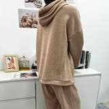 カジュアルにラフな着心地セットアップ レディース セットアップ | maison de LATIR | 詳細画像8 