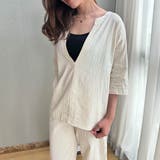 簡単におしゃれなコーデが完成するスキッパーブラウス&パンツセットアップ ゆったり | maison de LATIR | 詳細画像7