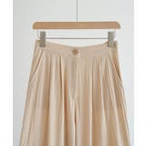 【セットアップ】大人の涼感ワッシャー素材リネンライクワイドパンツ夏服セットアップ | maison de LATIR | 詳細画像22 