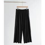 【セットアップ】大人の涼感ワッシャー素材リネンライクワイドパンツ夏服セットアップ | maison de LATIR | 詳細画像46 