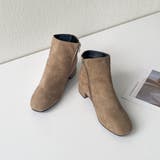 心地よい履き心地。スウェード調上品 春ショートブーツ レディース | maison de LATIR | 詳細画像20 