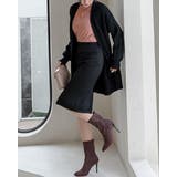 上品シルエット。ピンヒールレッドソール美脚ショートブーツ オフィスカジュアル 大人 | maison de LATIR | 詳細画像22 