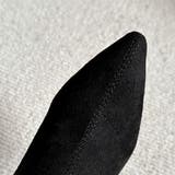 上品シルエット。ピンヒールレッドソール美脚ショートブーツ オフィスカジュアル 大人 | maison de LATIR | 詳細画像32 