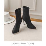 上品シルエット。ピンヒールレッドソール美脚ショートブーツ オフィスカジュアル 大人 | maison de LATIR | 詳細画像34 