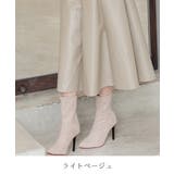上品シルエット。ピンヒールレッドソール美脚ショートブーツ オフィスカジュアル 大人 | maison de LATIR | 詳細画像37 
