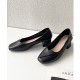 オールシーズン可愛く履けるデザインスクエアチャンキーヒールパンプス【※小さめのつ… | maison de LATIR | 詳細画像19