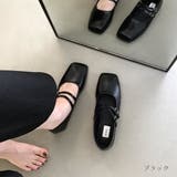 Wストラップがポイントのスクエアトゥパンプス メリージェーン スクエアトゥ | maison de LATIR | 詳細画像11 