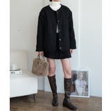 インナーパンツ付きで動きやすいハイウエストプリーツスカート ハイライズスカート … | maison de LATIR | 詳細画像27 