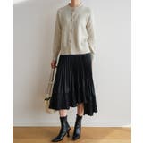 大胆なシルエットが華やかなランダムプリーツロングスカート 大人 上品 | maison de LATIR | 詳細画像14 