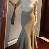 美スタイルを引き立ててくれるマーメードラインスカート 良質 フレア | maison de LATIR | 詳細画像14 