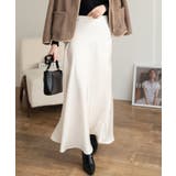 上品に大人っぽさを引き立てるマキシスカート ボトム フレアスカート | maison de LATIR | 詳細画像18 