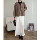 上品に大人っぽさを引き立てるマキシスカート ボトム フレアスカート | maison de LATIR | 詳細画像23 