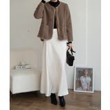 上品に大人っぽさを引き立てるマキシスカート ボトム フレアスカート | maison de LATIR | 詳細画像25 